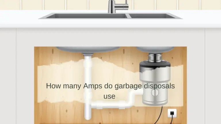 How many Amps do garbage disposals use 