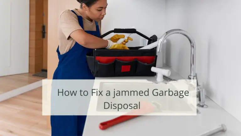 How to fix a jammed garbage disposal