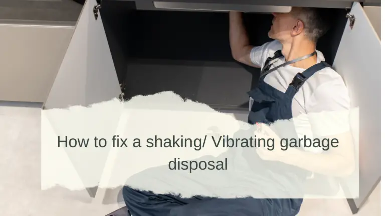 How to fix a shaking/ Vibrating garbage disposal