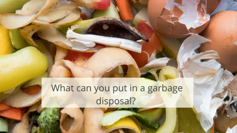 What can you put in a garbage disposal? 