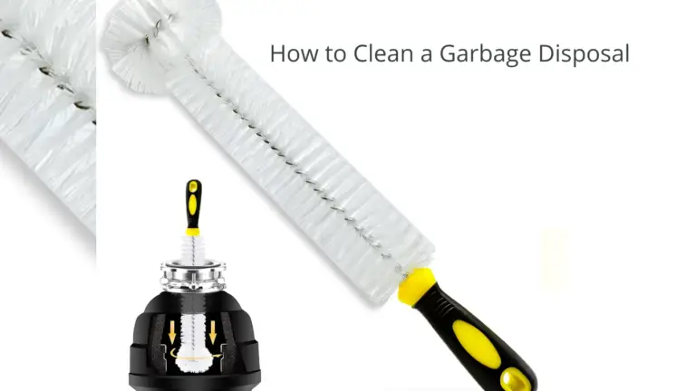 How to clean a garbage disposal 