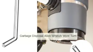 garbage disposal allen wrench wont turn
