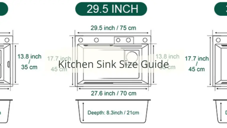 Choosing the right Kitchen sink size for your home 