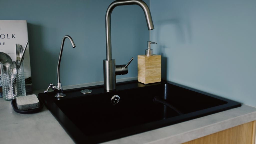 How To Clean A Black Composite Kitchen Sink   Clean Black Composite Sink 1024x576 